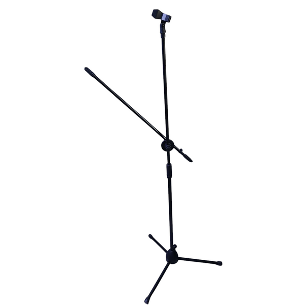 Soporte para micrófono pedestal altura ajustable plegable
