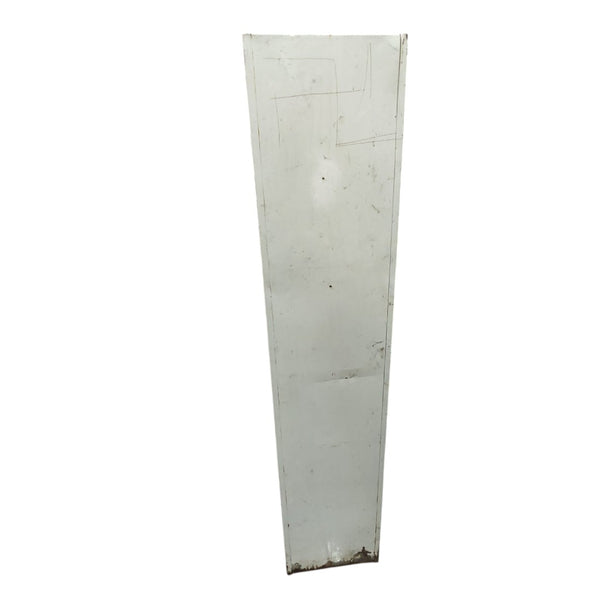 Locker metálico blanco de 2 puertas