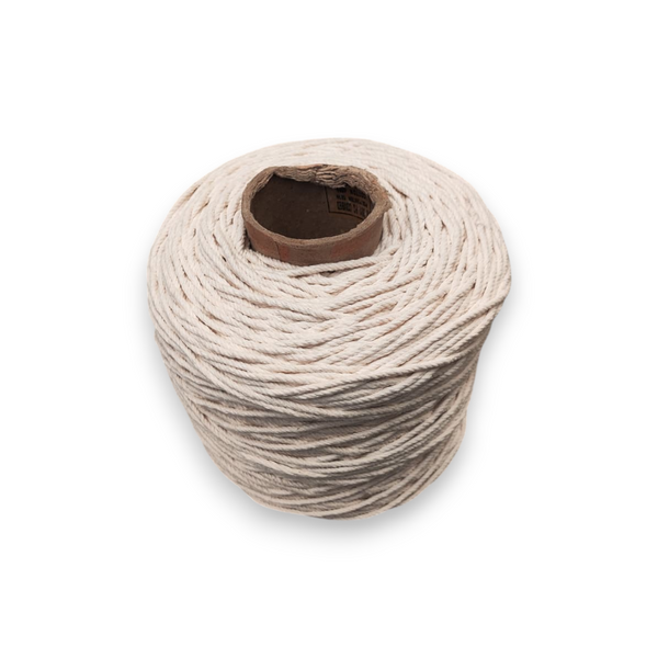 Hilo Algodón Crudo Torcido Piola Bobina 1kg 2mm 564m