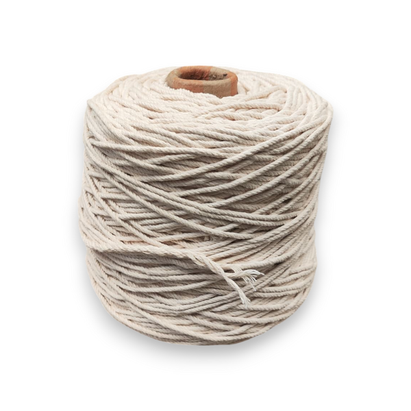 Hilo Algodón Crudo Torcido Piola Bobina 1kg 2mm 564m