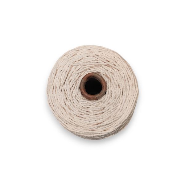 Hilo Algodón Crudo Torcido Piola Bobina 1kg 2mm 564m