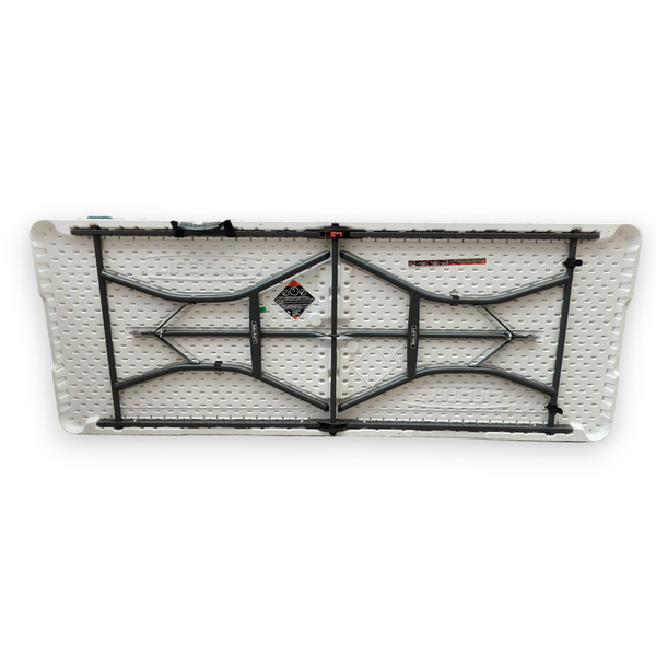 Mesa plegable Lifetime 183 cm portafolio blanco