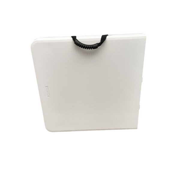 Mesa plegable Lifetime 121 cm portafolio blanco altura ajustable