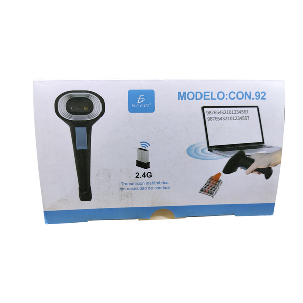 Lector Códigos De Barras Inalámbrico Y Recargable Escaneo