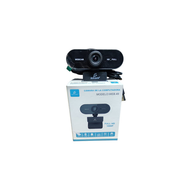 Webcam usb para computadora 1080p hd con micrófono