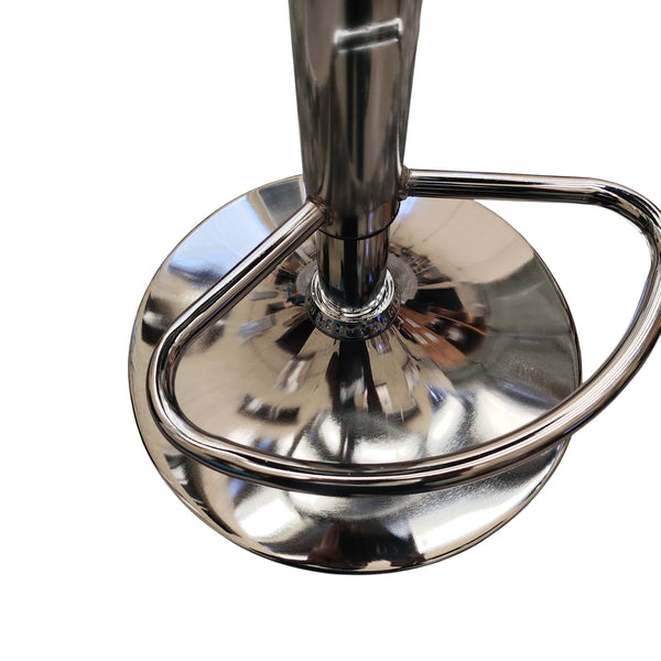 Silla bar Alta Para Barra Cocina Regulable Cromada Plástico