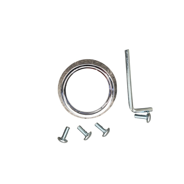 Silla bar Alta Para Barra Cocina Regulable Cromada Plástico