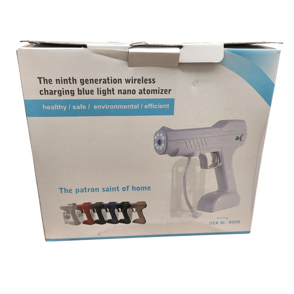 Pistola Sanitizante Desinfectante Recargable Con Luz Ultravioleta DS350