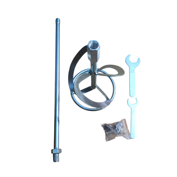 Mezcladora Eléctrica De Cemento/pintura Velocidad Ajustable Rojo