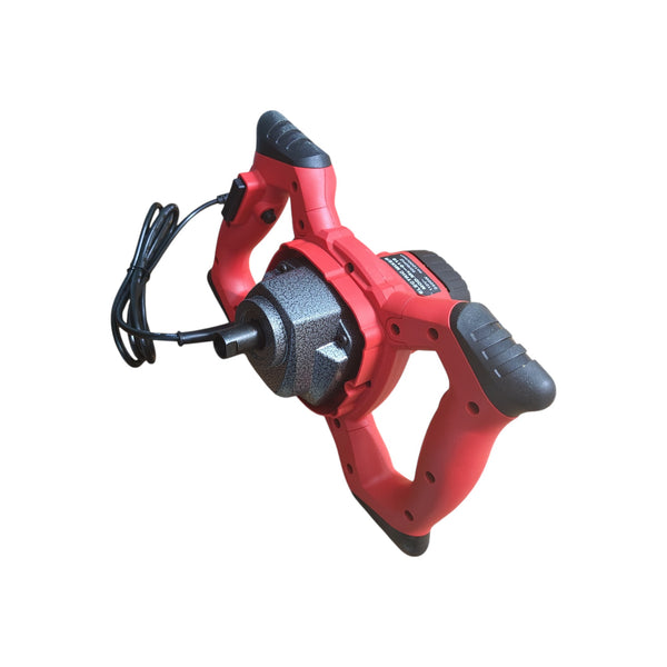 Mezcladora Eléctrica De Cemento/pintura Velocidad Ajustable Rojo
