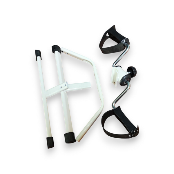 Maquina ejercicio fitness pedal plegable paso portatil blanco
