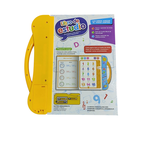 Libro juguete educativo aprendizaje aprende sonido niños