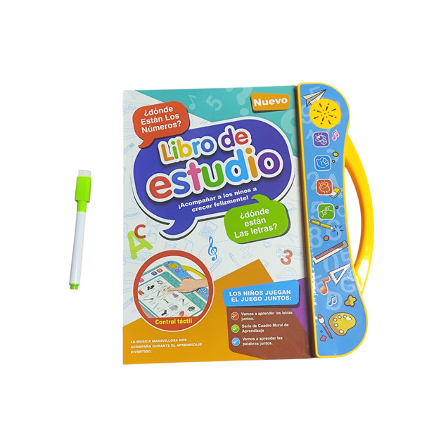 Libro juguete educativo aprendizaje aprende sonido niños