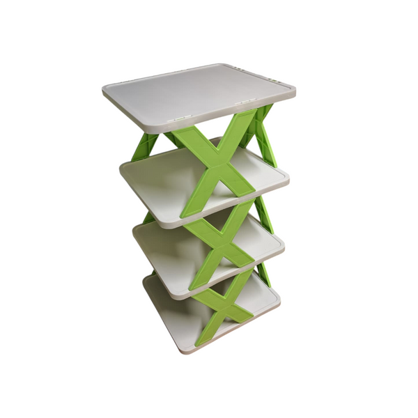 Zapatera retráctil pequeña de 4 niveles