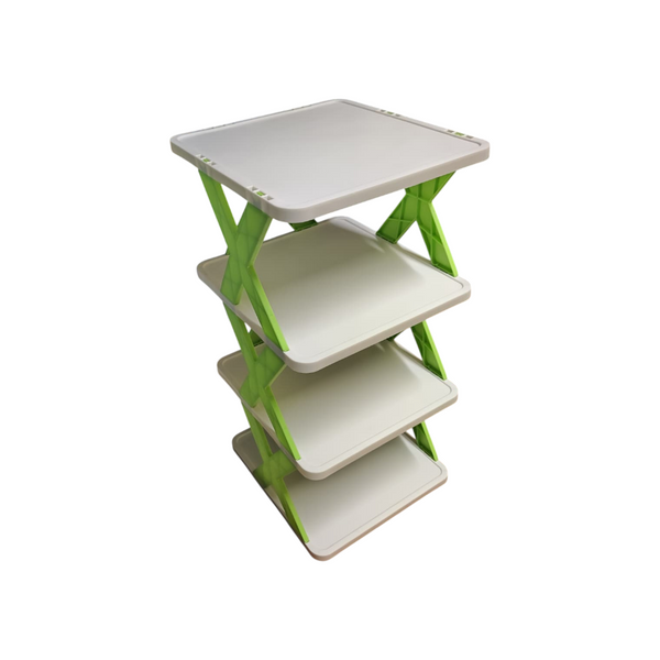 Zapatera retráctil pequeña de 4 niveles