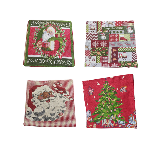 pack 2 Fundas cubre cojin decoracion navideña