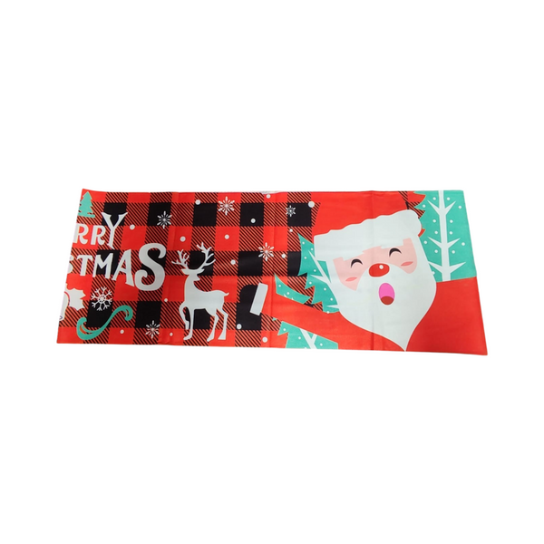 Camino de mesa navideño decoración colores 180 x 36 cm