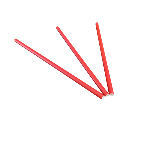 Pack 4 de 25 popote de carton colores lisos