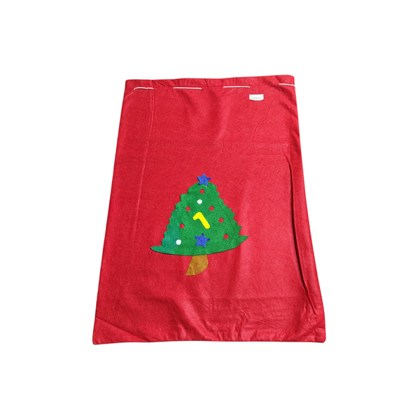 costal de santa para regalo navideño 72 x 50  cm