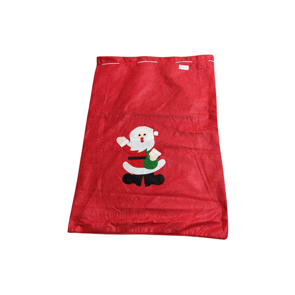 costal de santa para regalo navideño 72 x 50  cm