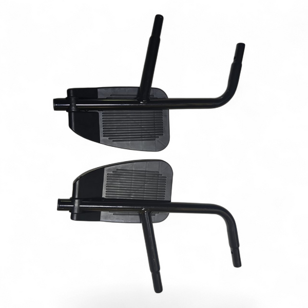 Silla de Ruedas de Lujo Compacta con Descansapiés negro