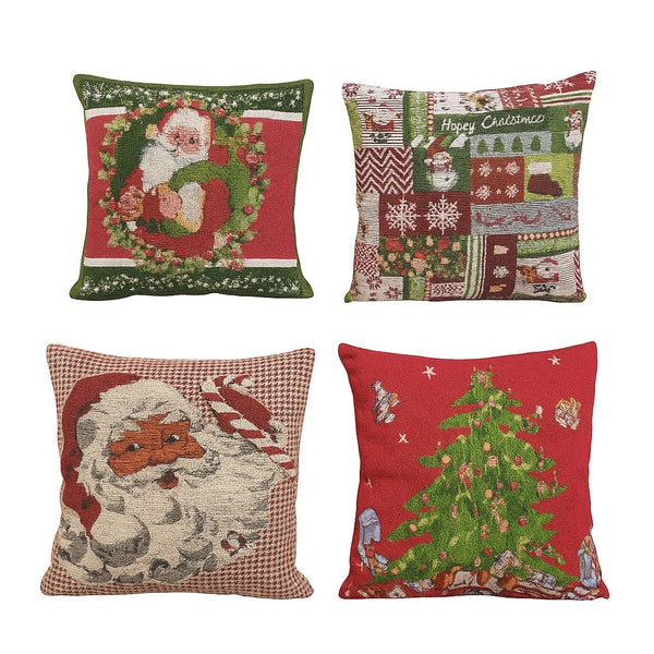 pack 2 Fundas cubre cojin decoracion navideña