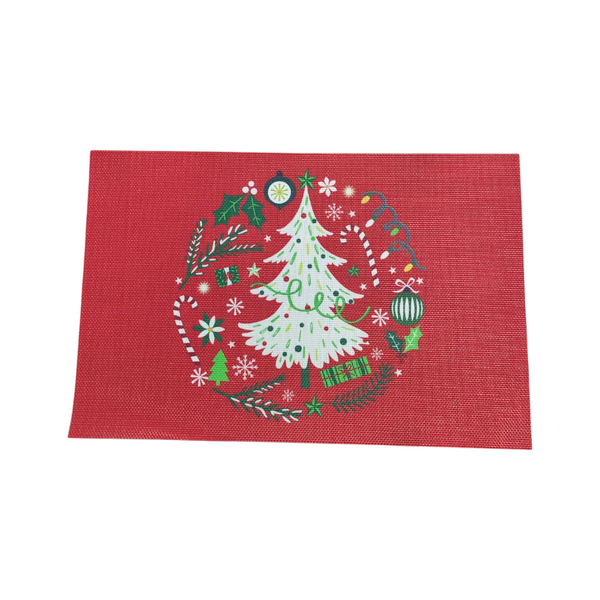 Manteles de Navidad decorativos 45x30cm pack 6 pzs
