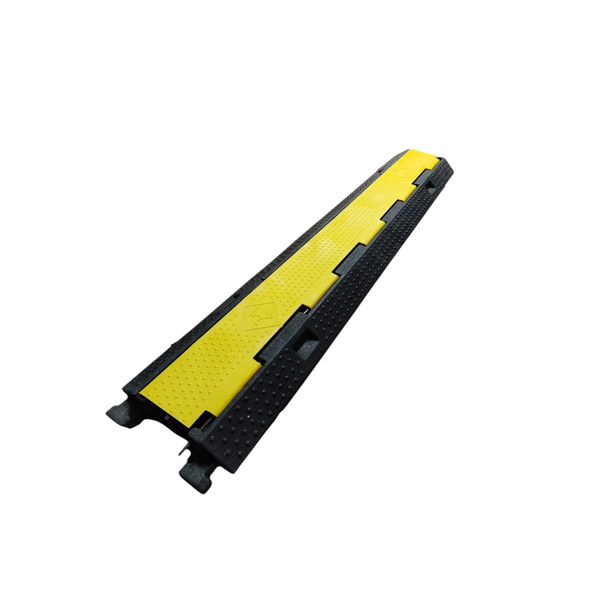 Rampa tope protectora de cables 2 canales 100 X 20 CM