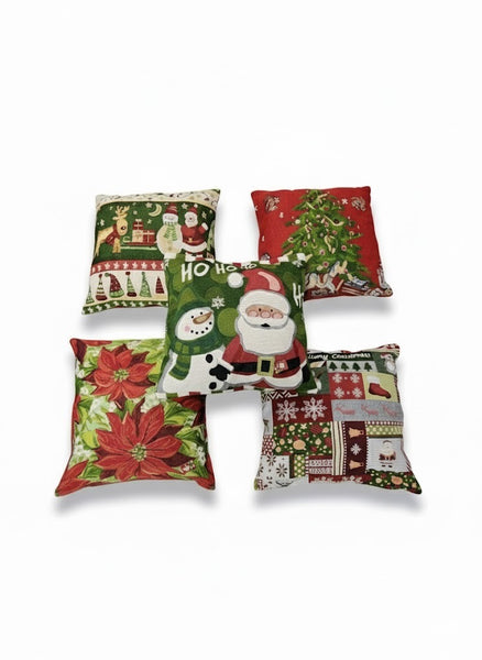 pack 2 Fundas cubre cojin decoracion navideña