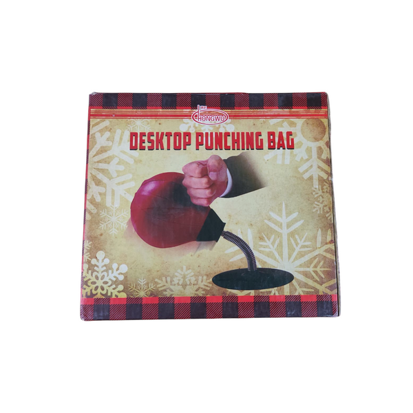 Saco de boxeo de escritorio Antiestrés ventosa para mesa