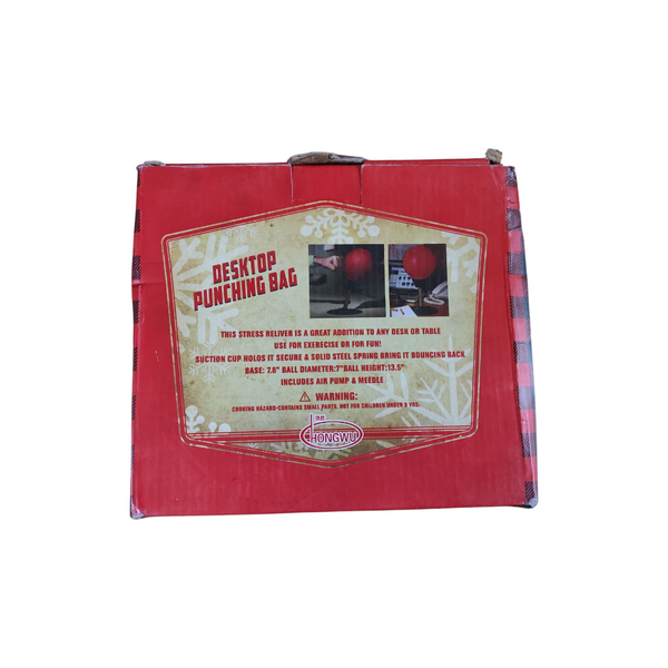 Saco de boxeo de escritorio Antiestrés ventosa para mesa