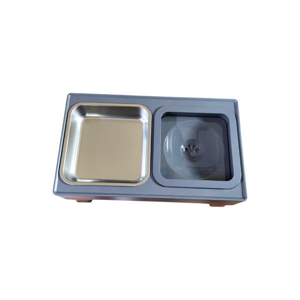 Plato Con Elevada Y Ajustable Para Perros Alimentación