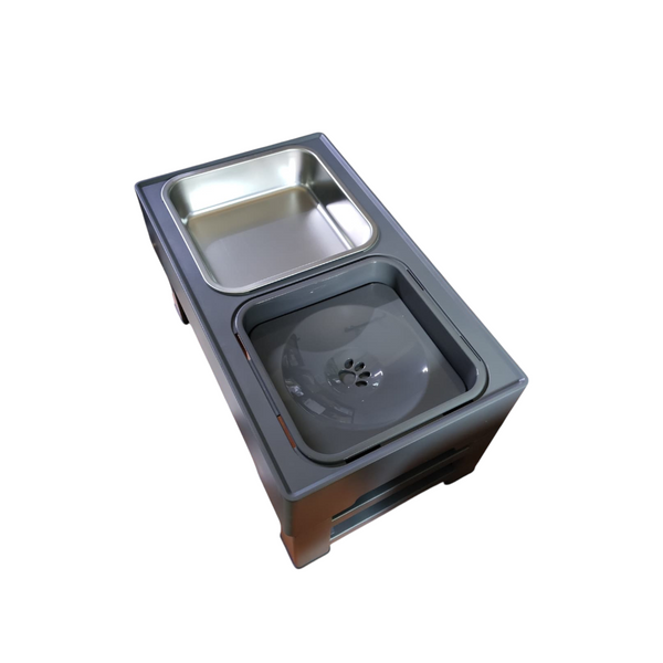 Plato Con Elevada Y Ajustable Para Perros Alimentación