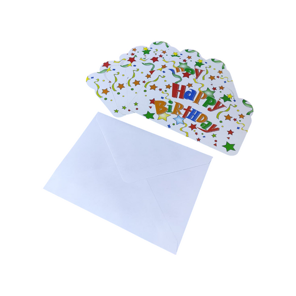 Pack 20 sobres invitacion para cumpleaños infantil