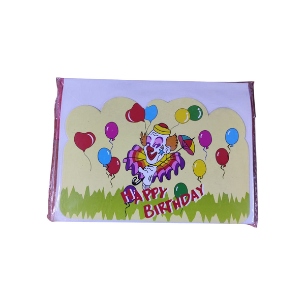 Pack 20 sobres invitacion para cumpleaños infantil