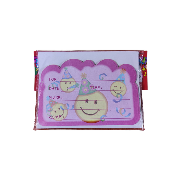 Pack 20 sobres invitacion para cumpleaños infantil