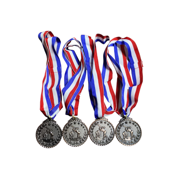 Pack 12 medallas deportivas de Oro, plata y bronce