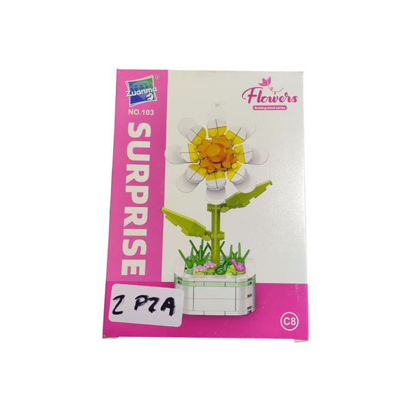 Bloques De Construcción decoración Flor Zuanma flowers