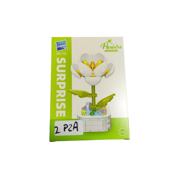 Bloques De Construcción decoración Flor Zuanma flowers