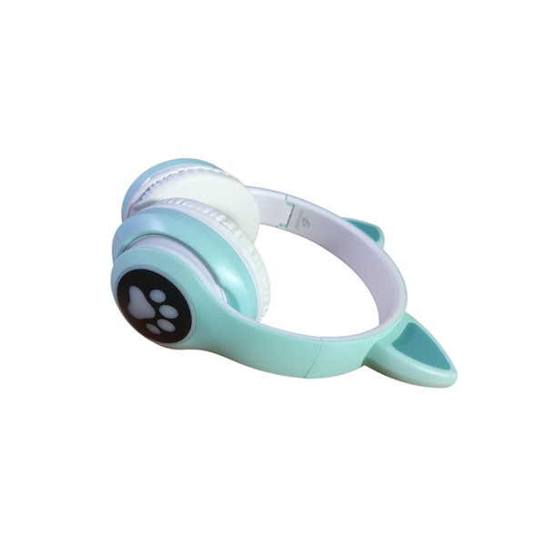 Diadema Gato Bluetooth Auriculares Colorido Led Luminoso