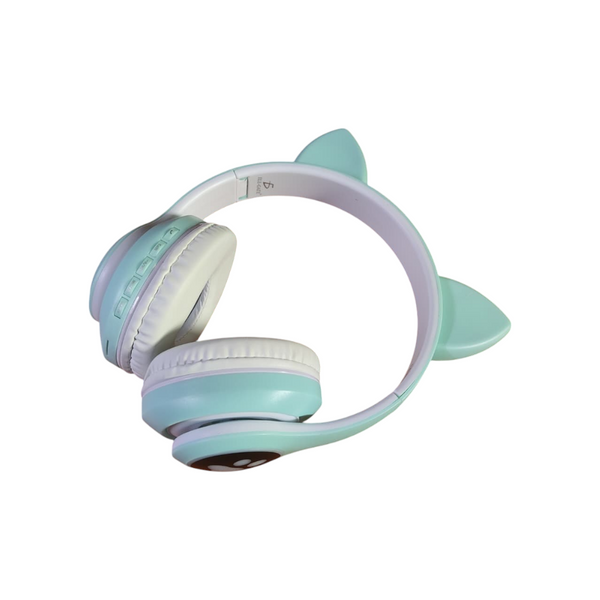 Diadema Gato Bluetooth Auriculares Colorido Led Luminoso