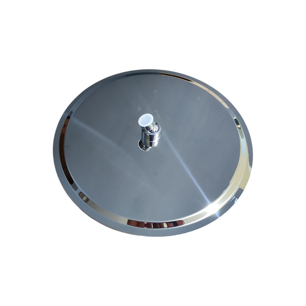 Regadera sin chapeton redonda Cabezal Acero Inox Cromado30cm