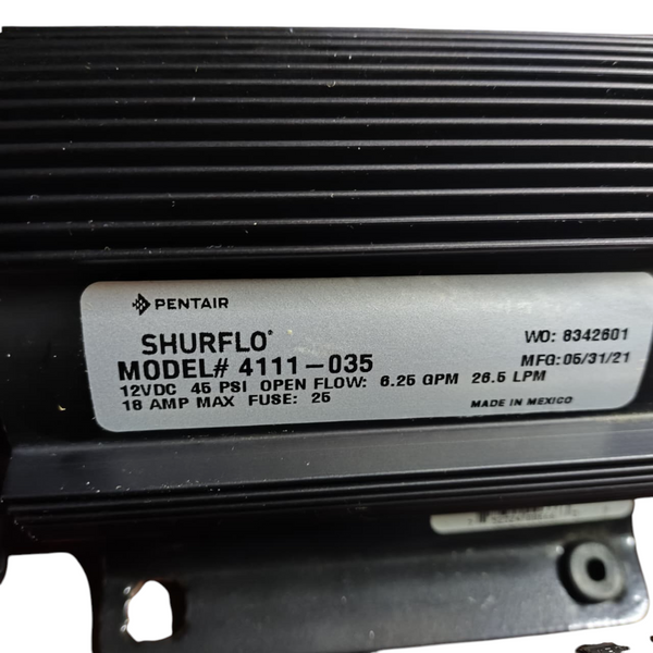 Bomba De Agua Shurflo Agua/Quimicos 12v 40 Psi 4111-035