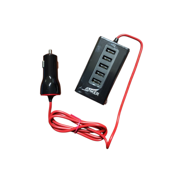 Cargador usb para Carro Multi puerto ANKER carga rápida