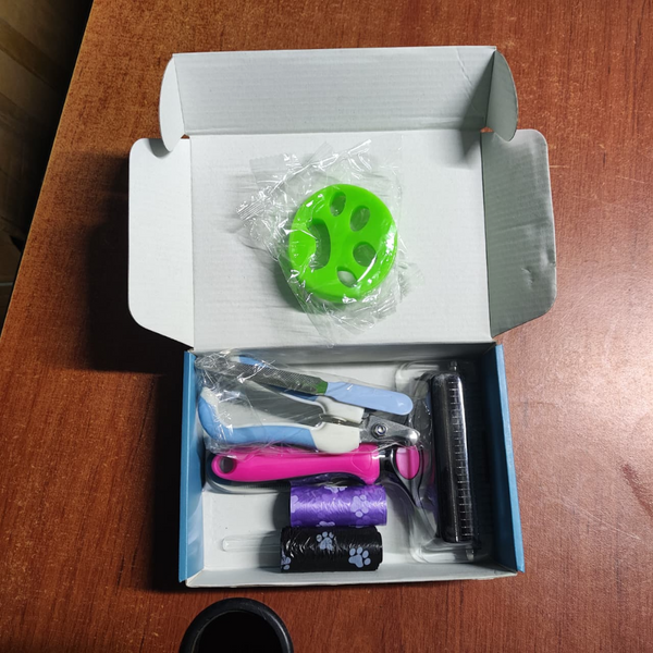 Rastrillo de aseo profesional 2 en 1 para gatos y perros