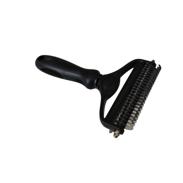 Rastrillo de aseo profesional 2 en 1 para gatos y perros