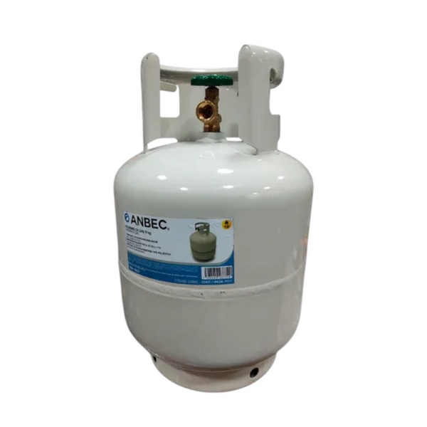 Cilindro tanque de gas portatil con valvula de seguridad 9kg