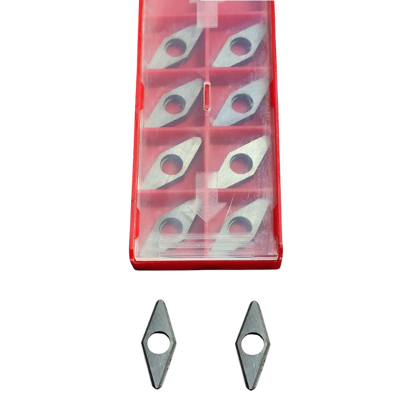 Pieza inserto de carburo tugsteno torneado