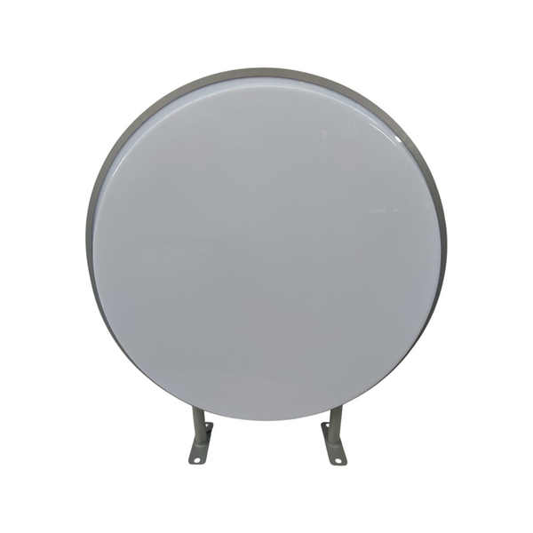 Caja luz circular anuncio led 60 cm doble cara