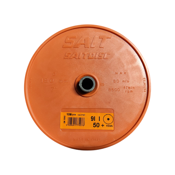 Discos abrasivos carburo de silicio 180mm 80ms 8500rpm